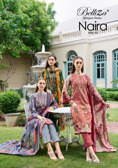 BELLIZA NAIRA VOL 73 PURE COTTON SUITS SUPPLIER