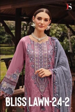 DEEPSY SUITS BLISS LAWN 24 2 PAKISTANI SUITS CATALOG