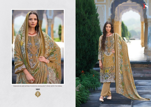 DEEPSY SUITS SILSILA PURE PASHMINA COLLECTION