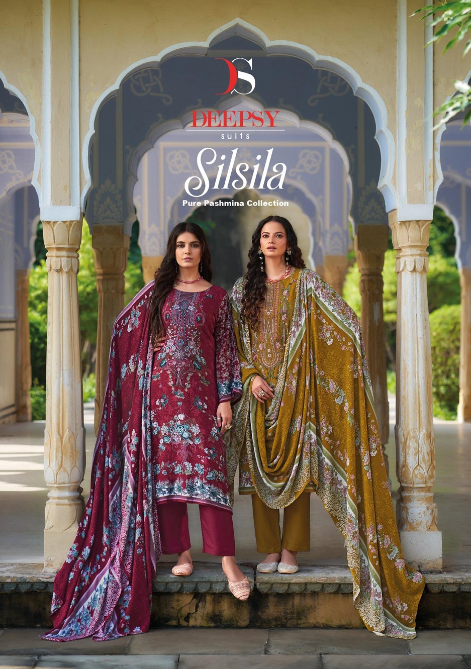 DEEPSY SUITS SILSILA PURE PASHMINA COLLECTION