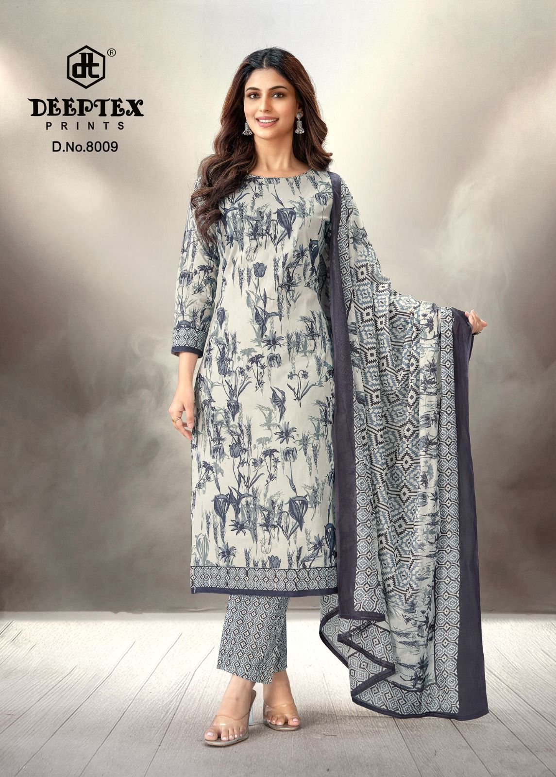 DEEPTEX PRINTS AALIZA VOL 8 COTTON SALWAR SUITS