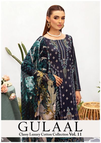 GULAAL VOL 11 COTTON LAWN SUITS WHOLESALER