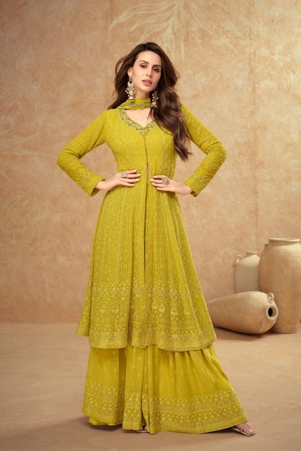 GULKAYRA DESIGNER FARINA DESIGNER GEORGETTE SUITS