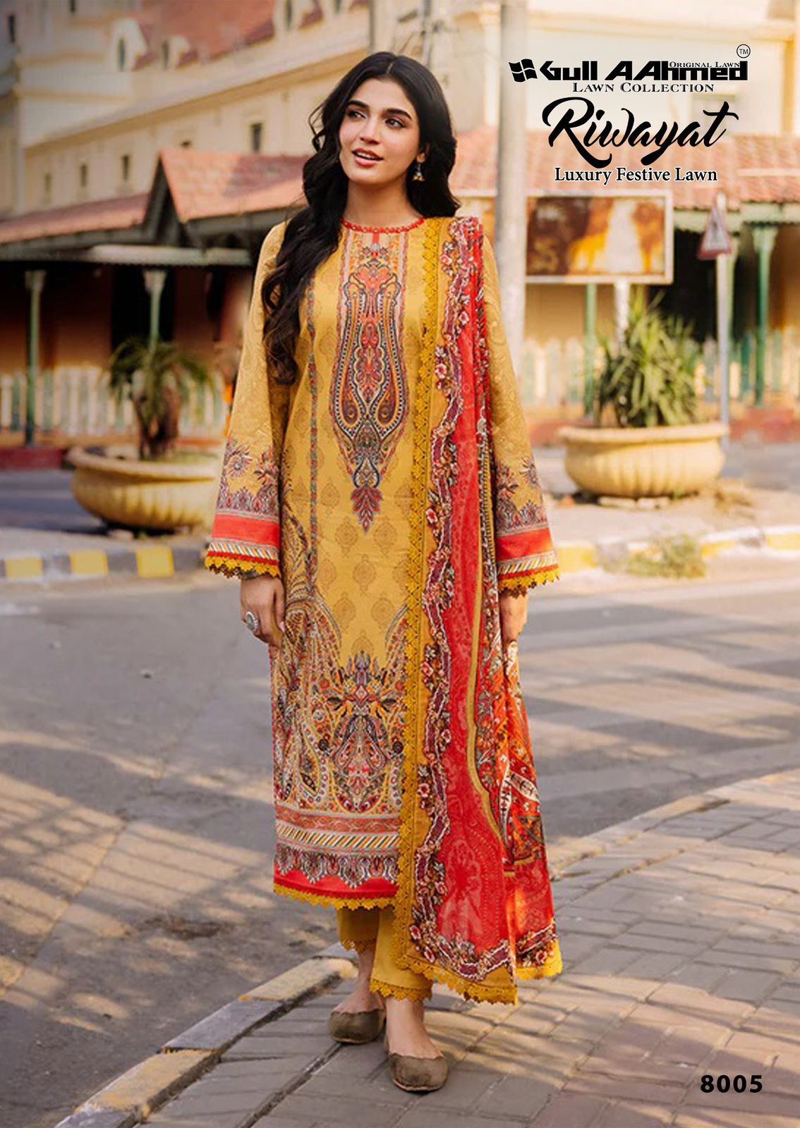 GULL AAHMED RIWAYAT VOL 8 PURE COTTON SUITS