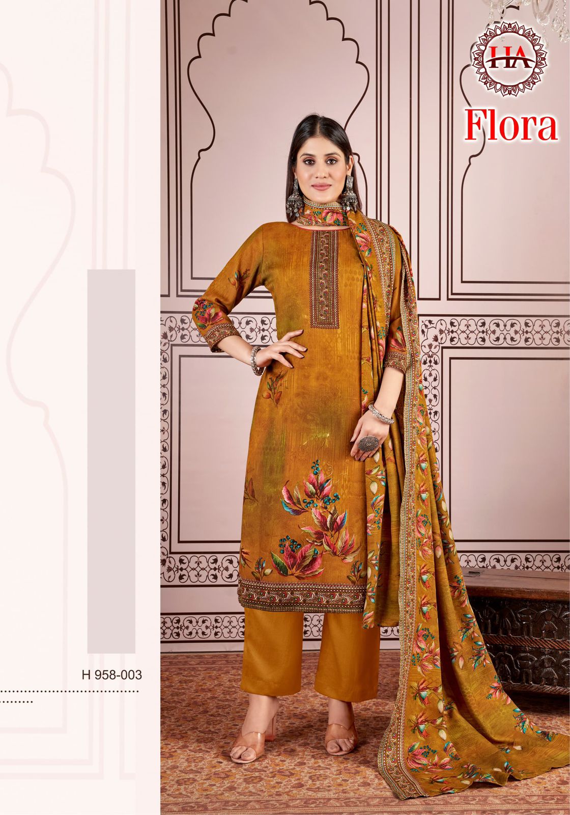 HARSHIT FASHION FLORA PURE JAM COTTON SUITS