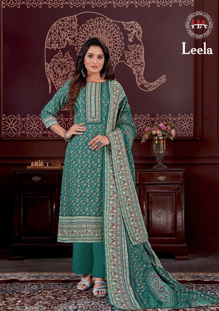 HARSHIT FASHION LEELA PURE PASHMINA WINTER SUITS