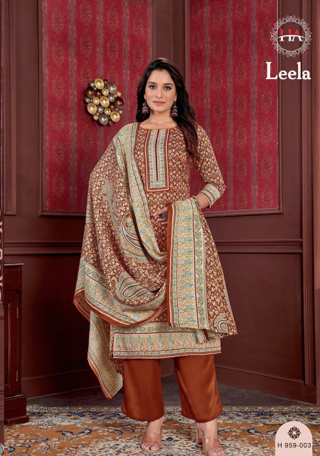 HARSHIT FASHION LEELA PURE PASHMINA WINTER SUITS