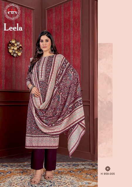 HARSHIT FASHION LEELA PURE PASHMINA WINTER SUITS