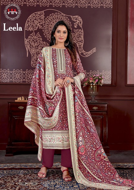 HARSHIT FASHION LEELA PURE PASHMINA WINTER SUITS