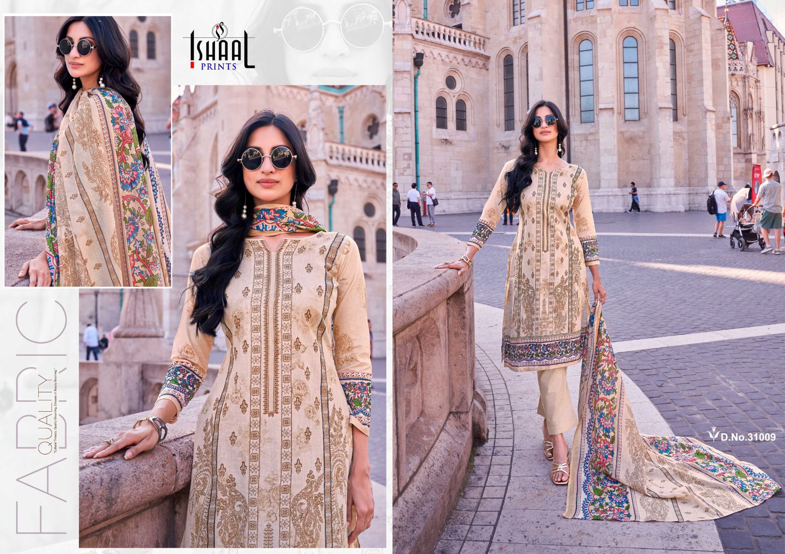 ISHAAL PRINTS GULMOHAR COMBO 2024 PURE LAWN SUITS