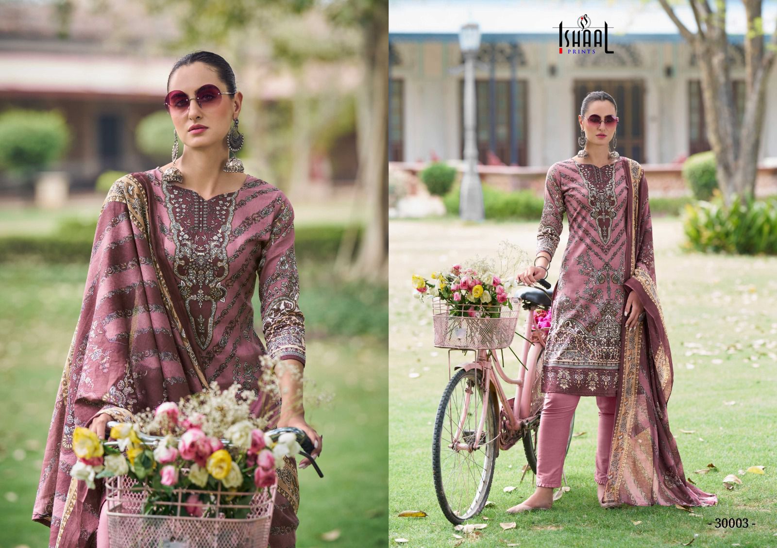 ISHAAL PRINTS GULMOHAR COMBO 2024 PURE LAWN SUITS