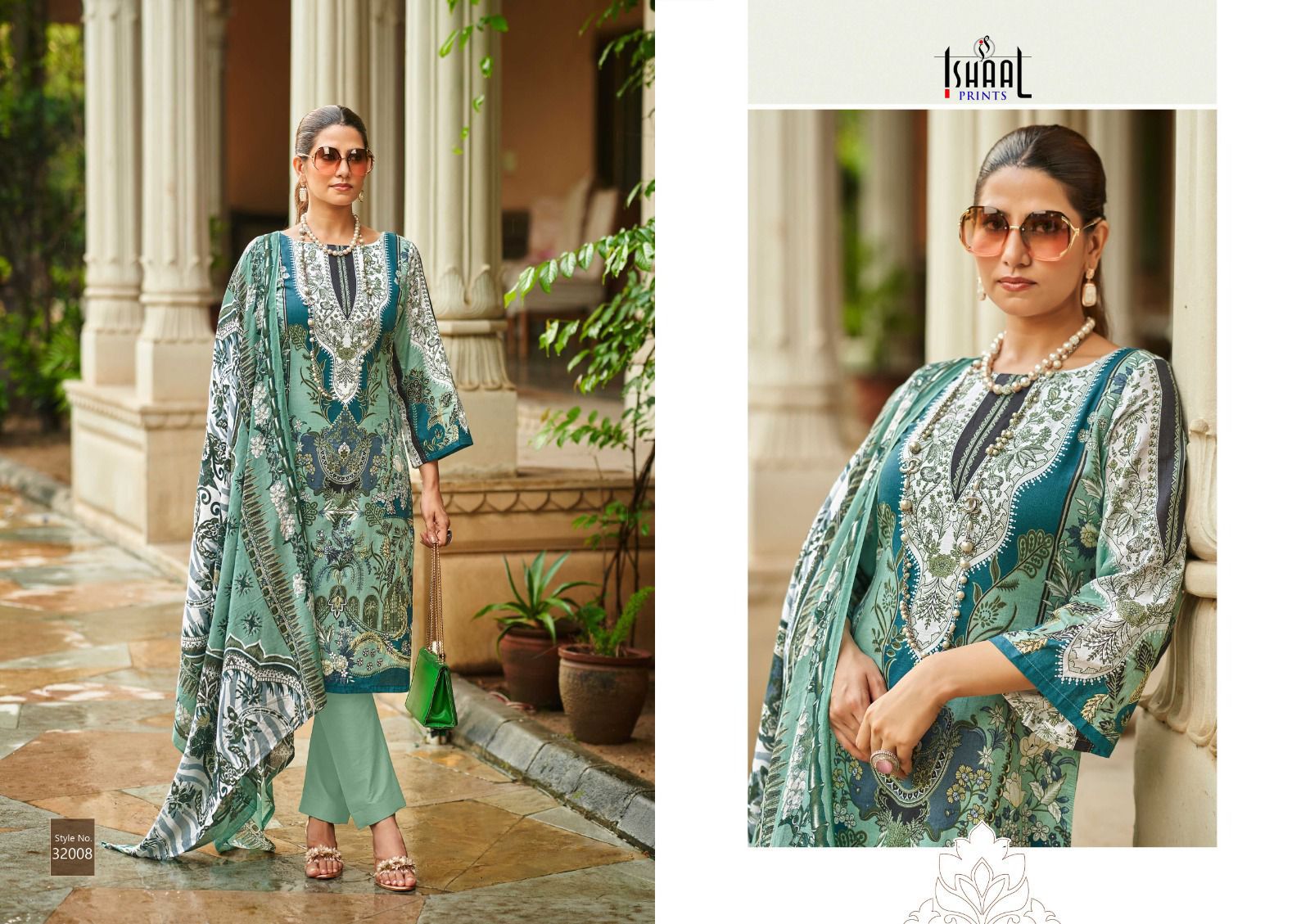 ISHAAL PRINTS GULMOHAR COMBO 2024 PURE LAWN SUITS