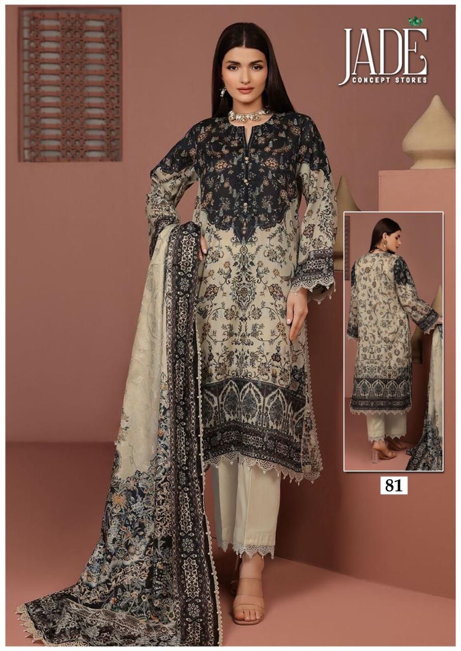 JADE CHEVRON VOL 9 LAWN KARACHI SUITS