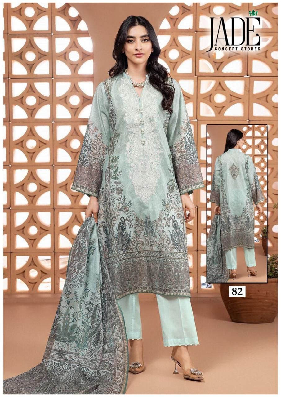 JADE CHEVRON VOL 9 LAWN KARACHI SUITS