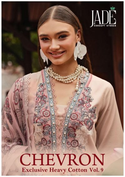 JADE CHEVRON VOL 9 LAWN KARACHI SUITS