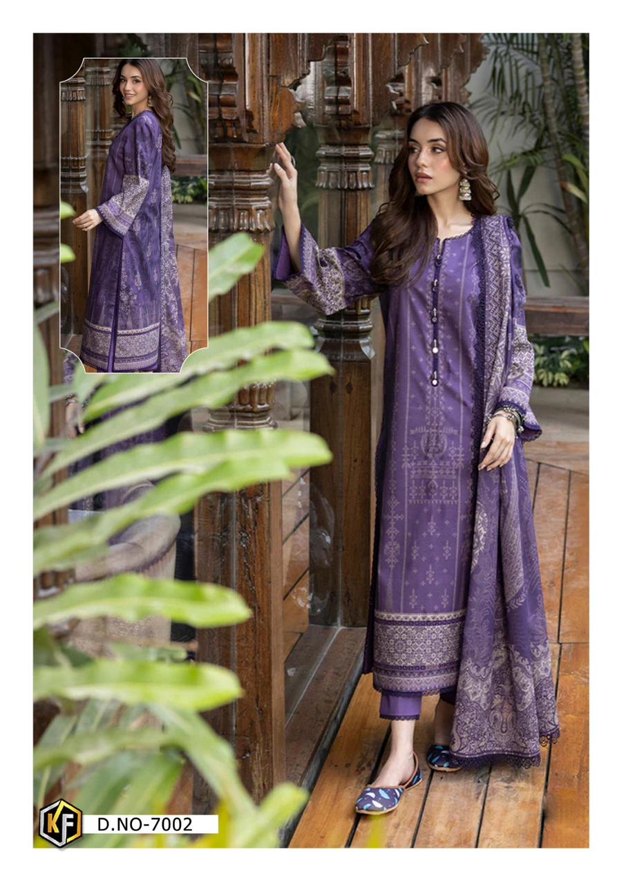 KEVAL FAB GULNAAZ VOL 7 LAWN COTTON SUITS