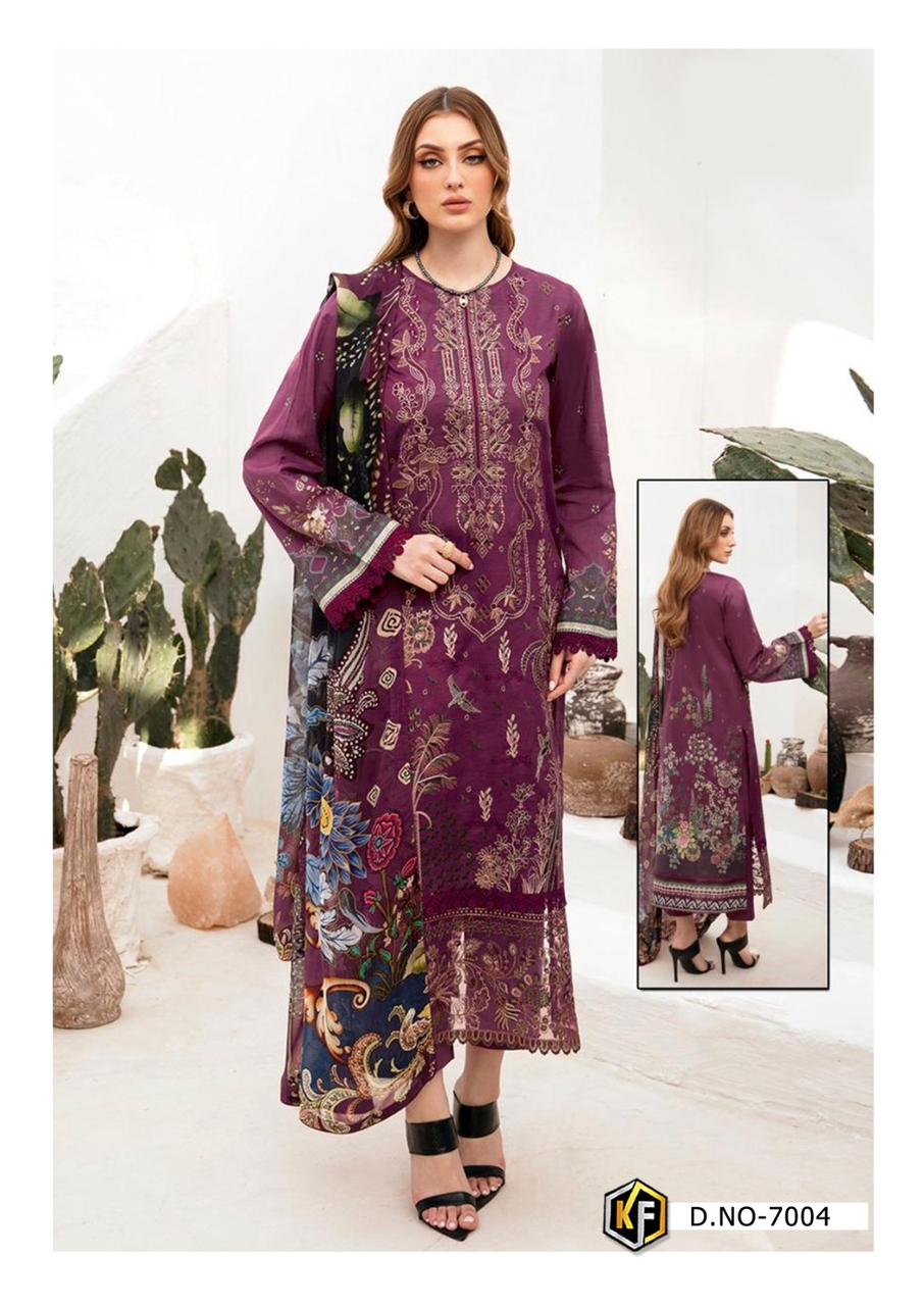 KEVAL FAB GULNAAZ VOL 7 LAWN COTTON SUITS