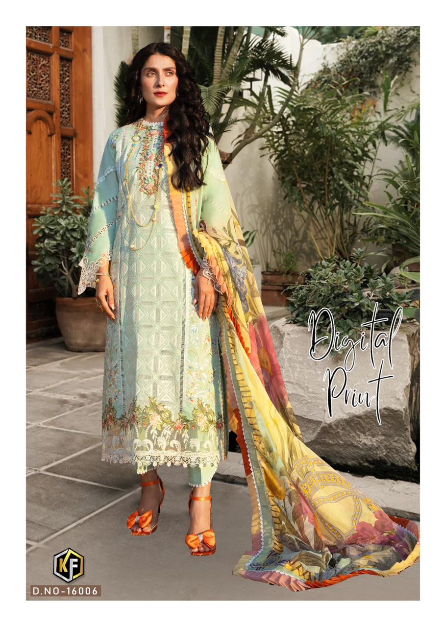 KEVAL FAB SOBIA NAZIR VOL 16 LUXURY LAWN SUITS