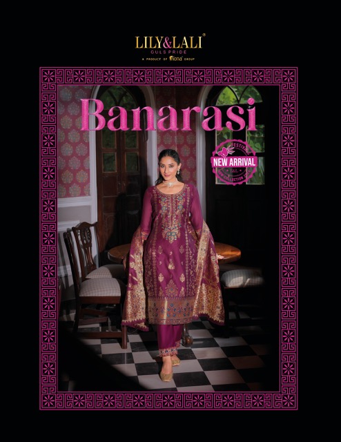 LILY & LALI BANARASI HAND WORK KURTIS CATALOGUE