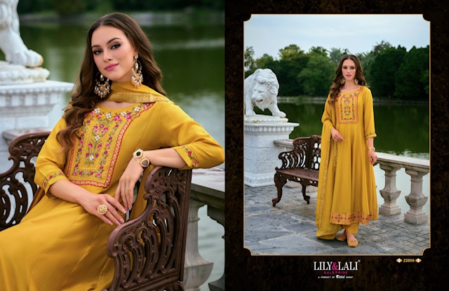 LILY & LALI BIBBOJAAN VOL 2 READYMADE ANARKALI KURTIS