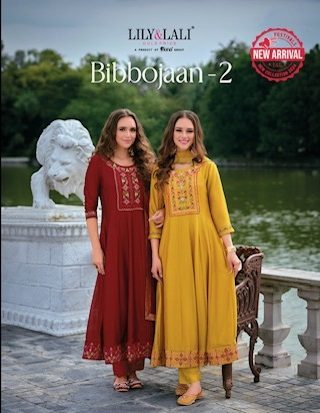 LILY & LALI BIBBOJAAN VOL 2 READYMADE ANARKALI KURTIS