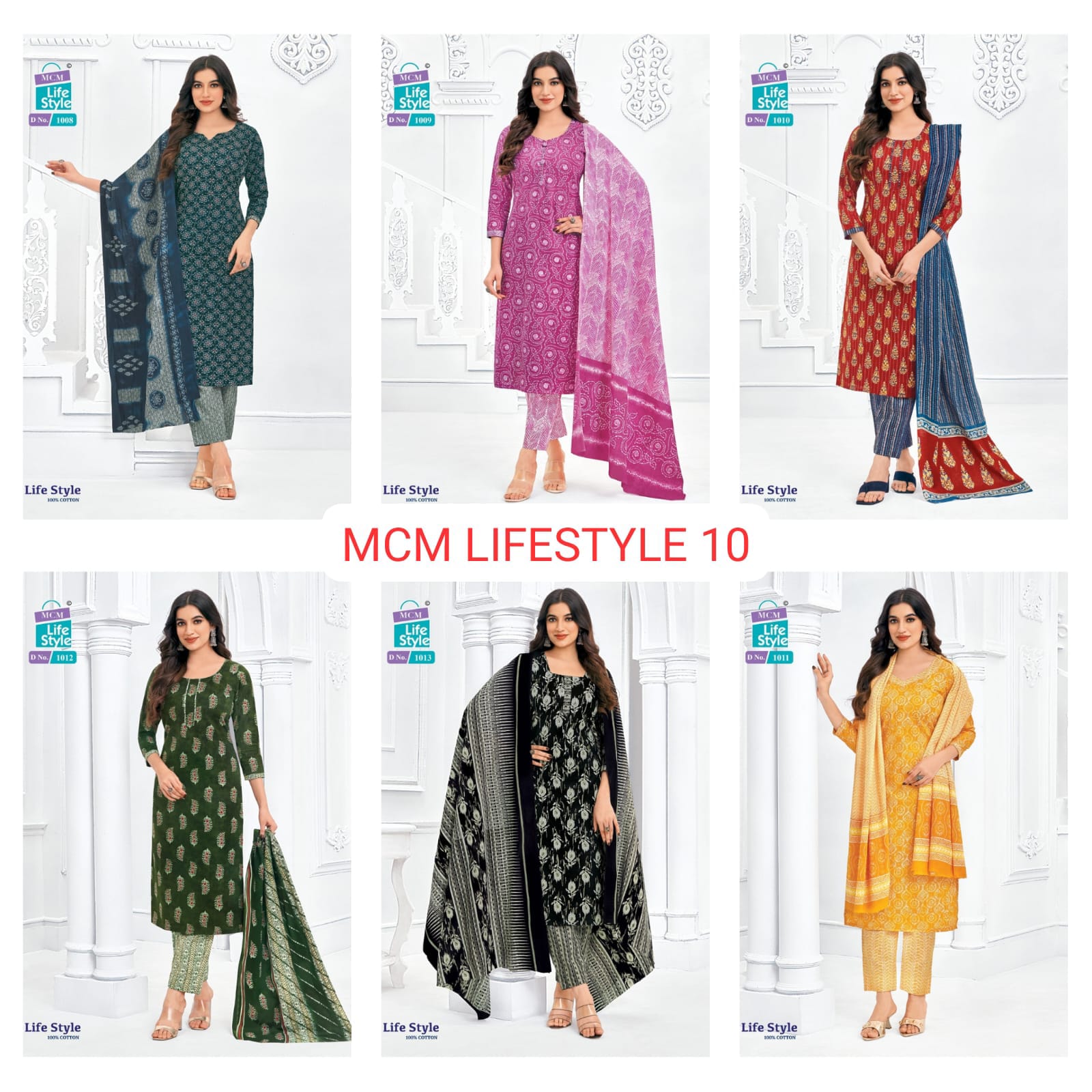 MCM LIFESTYLE VOL 10 COTTON DRESS MATERIAL