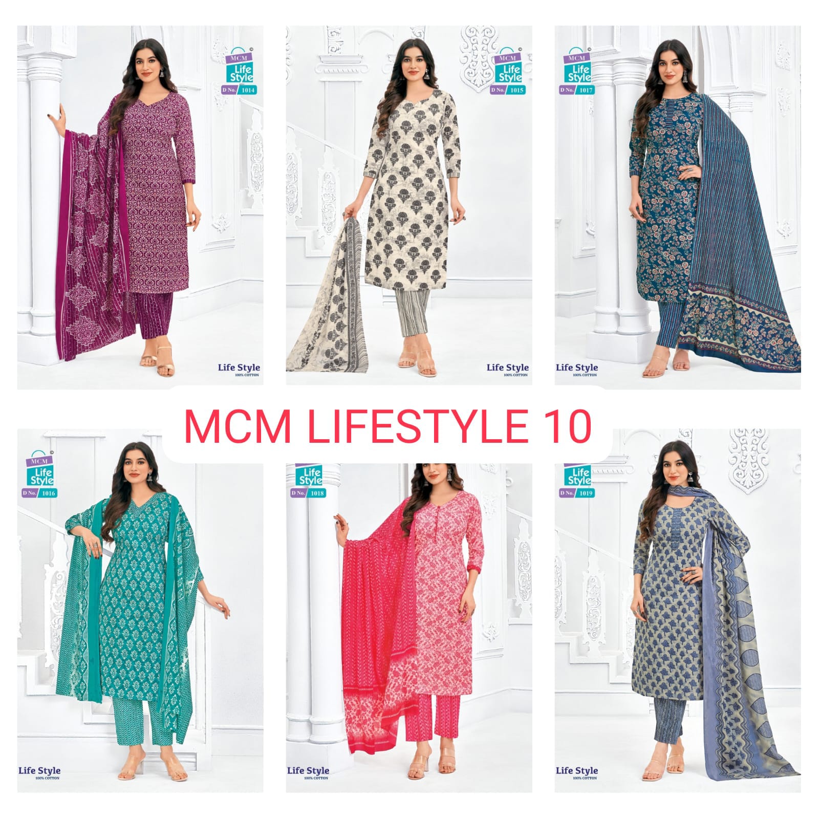 MCM LIFESTYLE VOL 10 COTTON DRESS MATERIAL