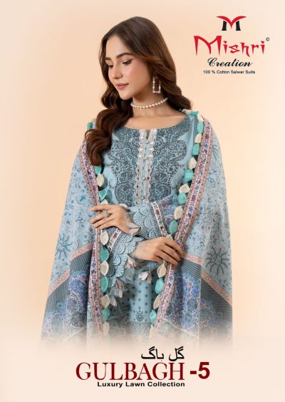 MISHRI CREATION GULBAGH VOL 5 LAWN COTTON SUITS