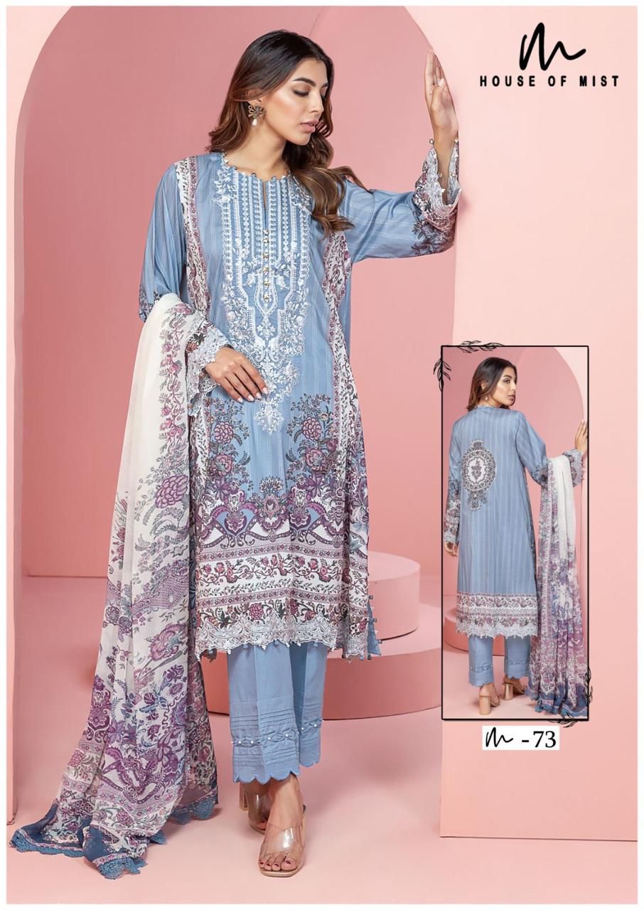 MIST GHAZAL VOL 8 PURE COTTON LAWN SUITS