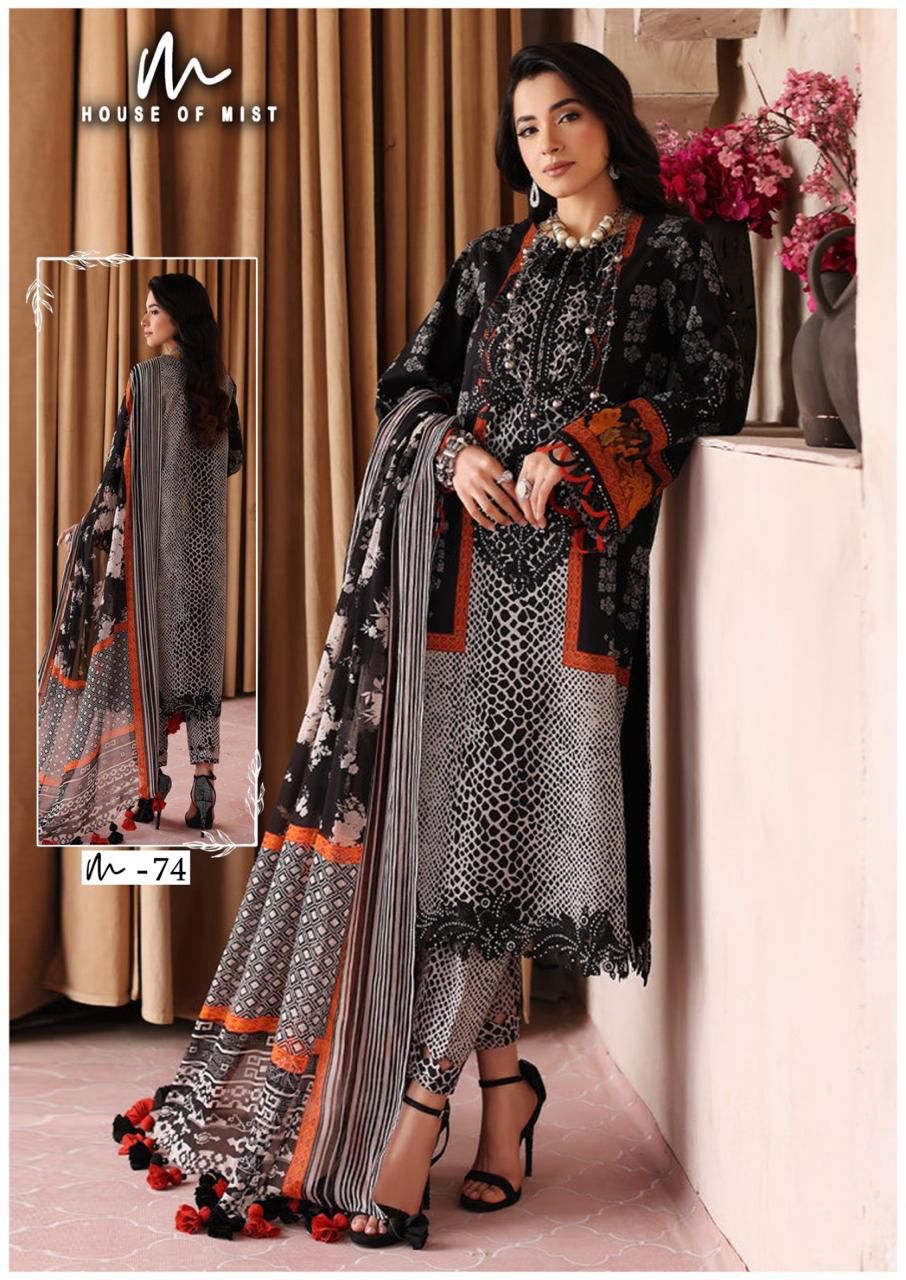 MIST GHAZAL VOL 8 PURE COTTON LAWN SUITS