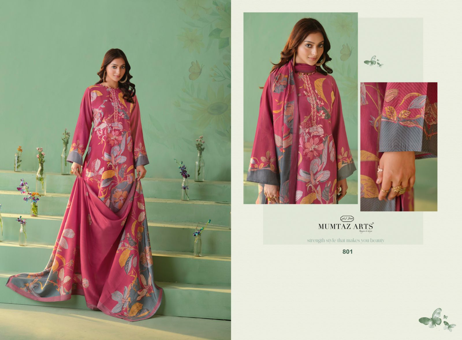 MUMTAZ ARTS VARSHIKA PURE VISCOSE MUSLIN SUITS