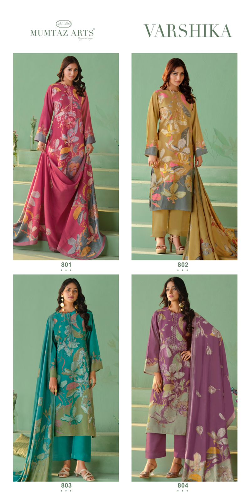 MUMTAZ ARTS VARSHIKA PURE VISCOSE MUSLIN SUITS