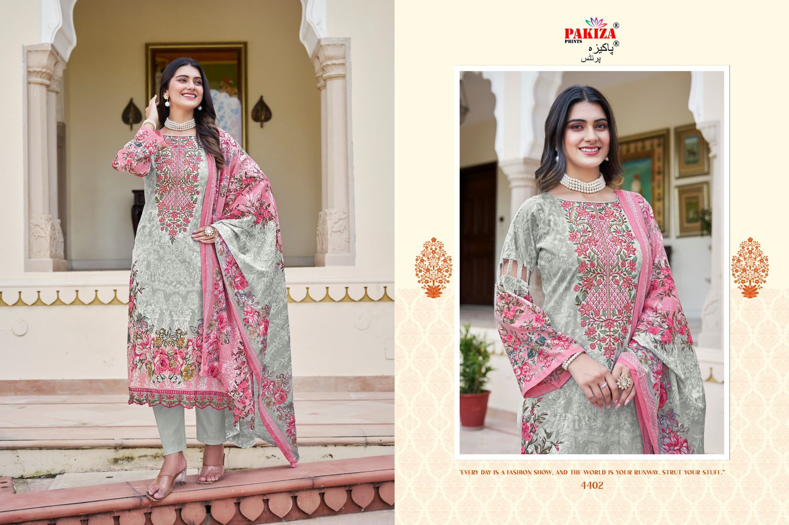 PAKIZA PRINTS IRAM VOL 44 DESIGNER KASHMIRI SUITS