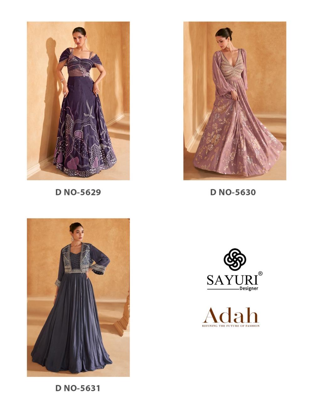 SAYURI DESIGNER ADAH DESIGNER FLAIR LENGTH SUITS