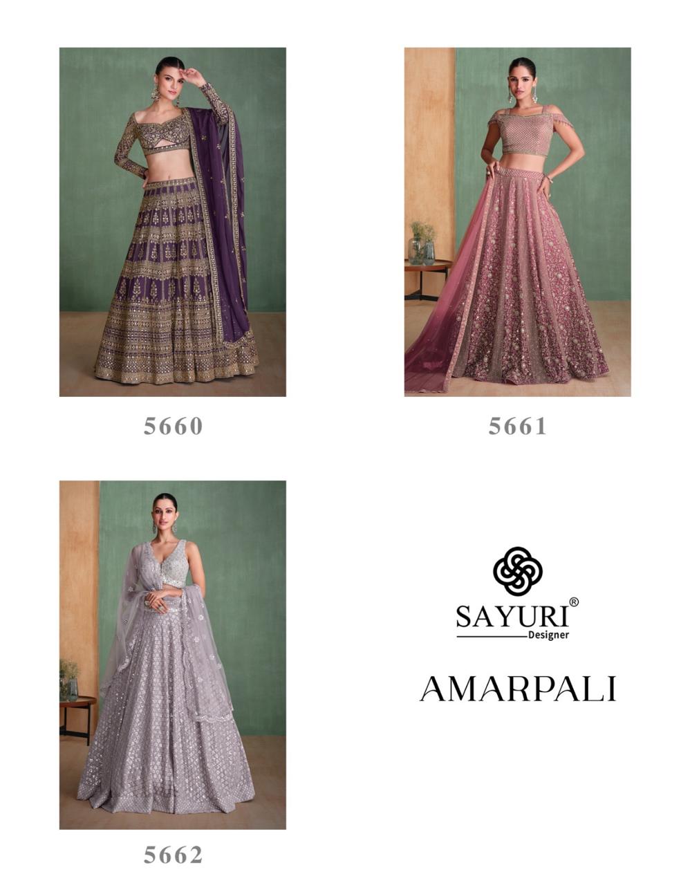 SAYURI DESIGNER AMARPALI DESIGNER LEHENGA CHOWLI