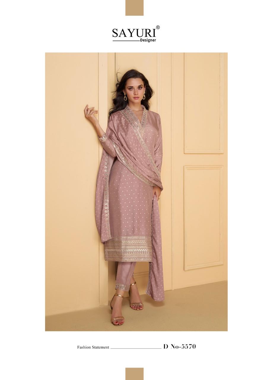 SAYURI DESIGNER NUTAN PURE VISCOSE READYMADE SUITS