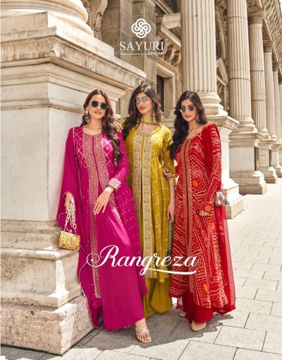 SAYURI DESIGNER RANGREZA DESIGNER SUITS CATALOG