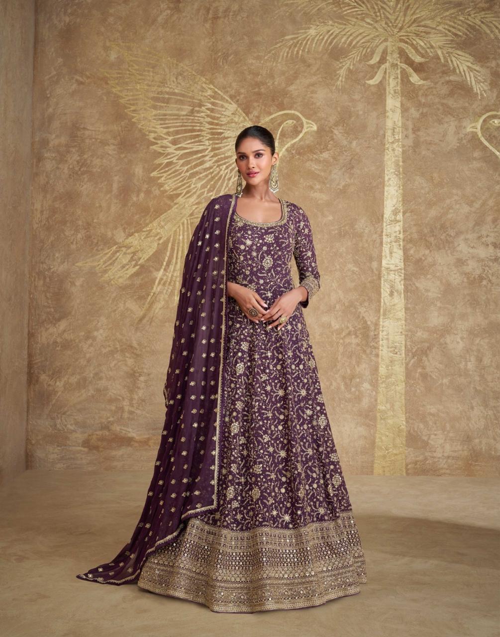 SAYURI DESIGNER ROYAL PARTY WEAR GEORGETTE SUITS