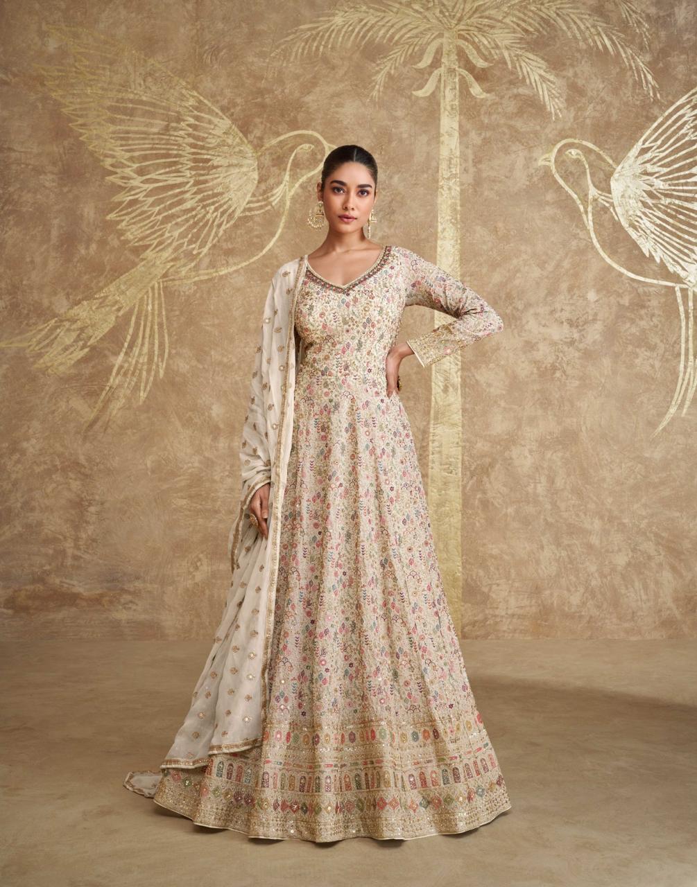 SAYURI DESIGNER ROYAL PARTY WEAR GEORGETTE SUITS