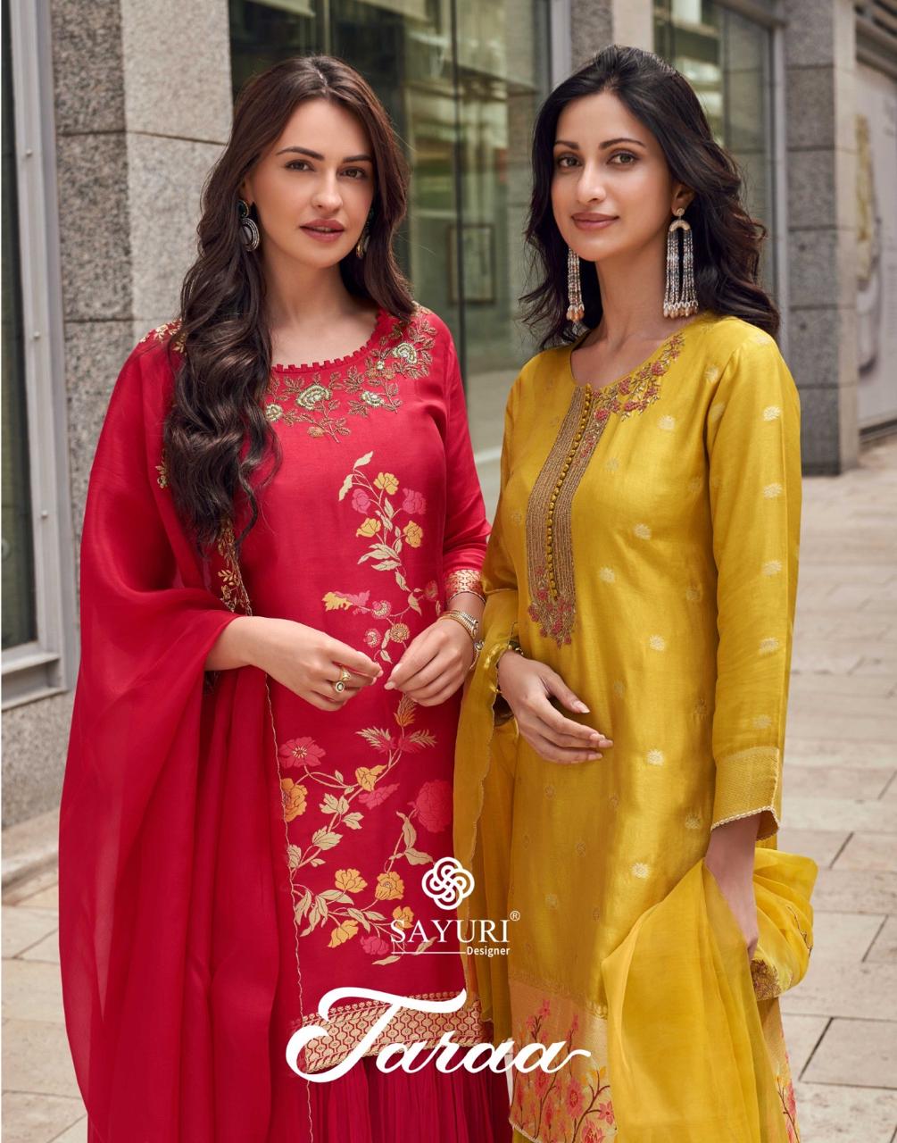 SAYURI DESIGNER TARAA DESIGNER READYMADE SUITS