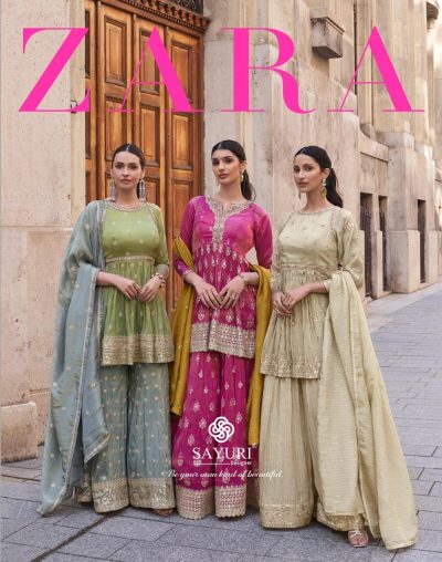 SAYURI DESIGNER ZARA PARTY WEAR DRESSES