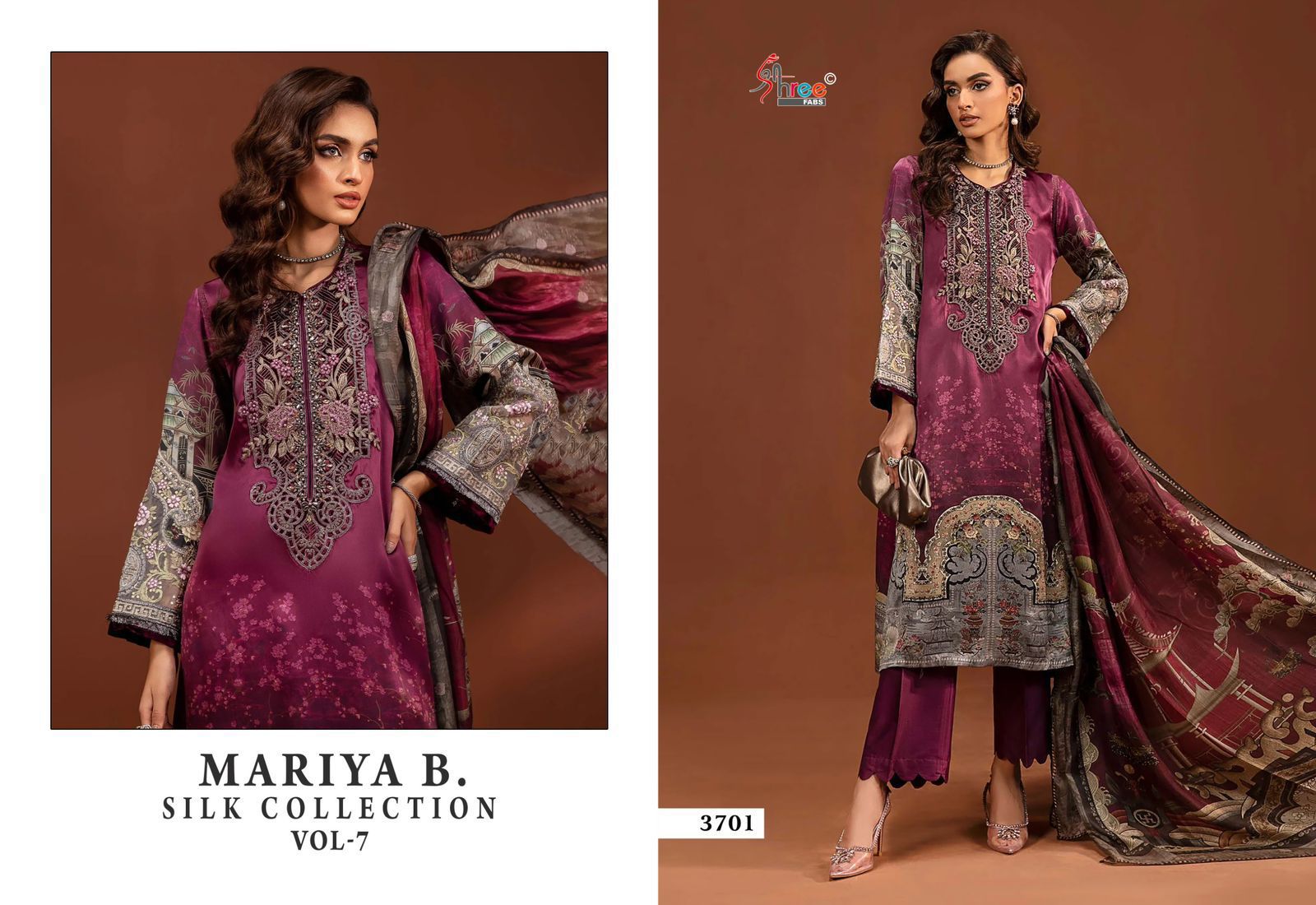 SHREE FABS MARIYA B VOL 7 SILK COLLECTION CATALOG