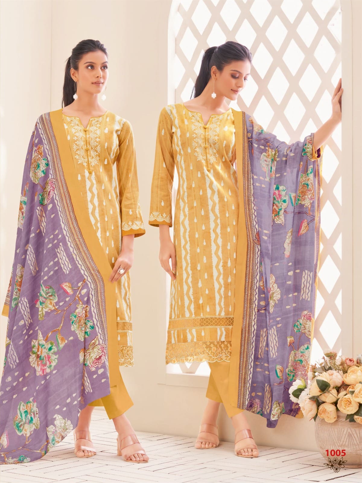 SHREE OM FAB PREMVATI VOL 1 PURE LAWN SUITS