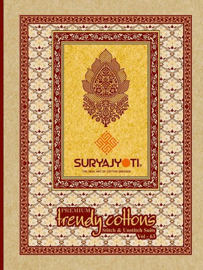 SURYAJYOTI TRENDY COTTON VOL 63 READYMADE KURTIS