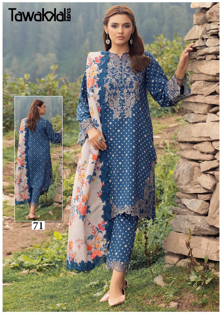 TAWAKKAL FABRICS MEHROZ VOL 8 LAWN KARACHI SUITS