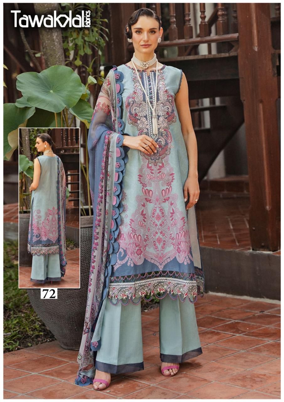 TAWAKKAL FABRICS MEHROZ VOL 8 LAWN KARACHI SUITS