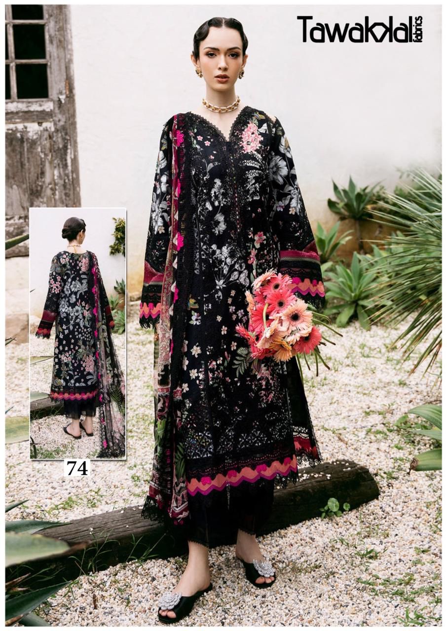 TAWAKKAL FABRICS MEHROZ VOL 8 LAWN KARACHI SUITS