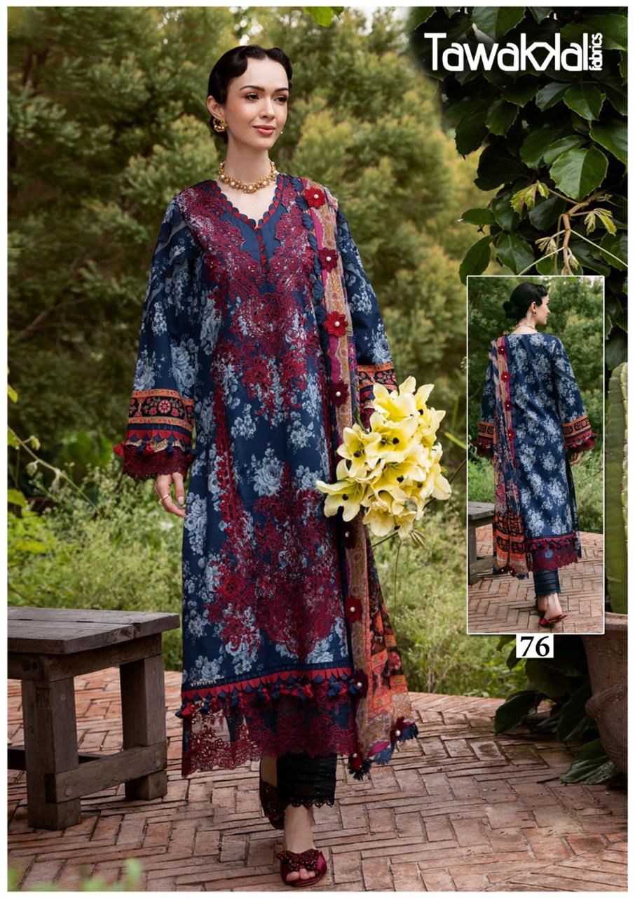 TAWAKKAL FABRICS MEHROZ VOL 8 LAWN KARACHI SUITS