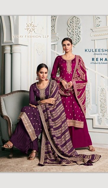 VINAY FASHION KULEESH REHA DESIGNER SUITS