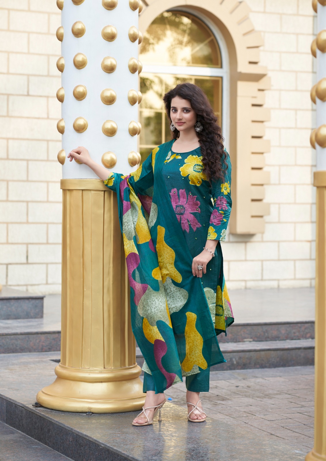 YASHIKA TRENDS DUA PURE COTTON HAND WORK SUITS